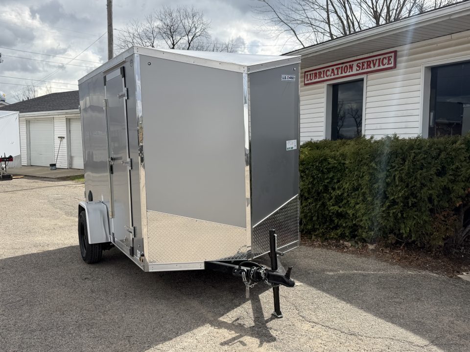 New 2027 US Cargo 6 x 10 Enclosed Trailer Ramp Door with 6FT 6IN INTERIOR - Screwless Exterior w/Upgraded Options