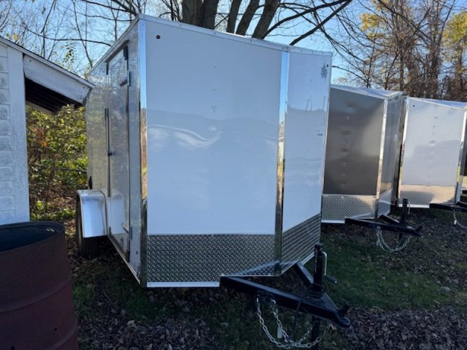 New 2027 US Cargo 6 x 10 Enclosed Trailer Ramp Door with 6FT 6IN INTERIOR - Screwless Exterior w/Upgraded Options