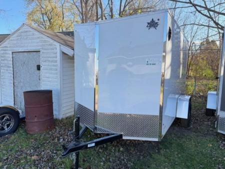 New 2027 US Cargo 6 x 10 Enclosed Trailer Ramp Door with 6FT 6IN INTERIOR - Screwless Exterior w/Upgraded Options