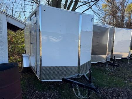 New 2027 US Cargo 6 x 10 Enclosed Trailer Ramp Door with 6FT 6IN INTERIOR - Screwless Exterior w/Upgraded Options