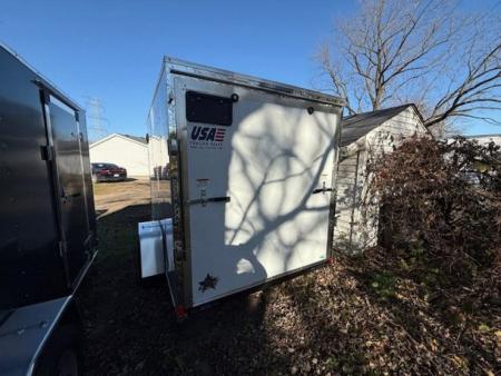 New 2027 US Cargo 6 x 10 Enclosed Trailer Ramp Door with 6FT 6IN INTERIOR - Screwless Exterior w/Upgraded Options