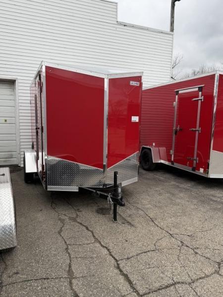 New 2027 US Cargo 6 x 10 Enclosed Trailer Ramp Door with 6FT 6IN INTERIOR - Screwless Exterior w/Upgraded Options