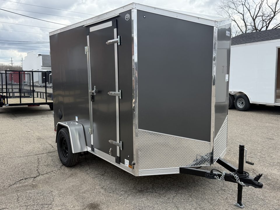 New 2027 US Cargo 6 x 10 Enclosed Trailer Ramp Door with 7FT INTERIOR - Screwless Exterior w/Upgraded Options