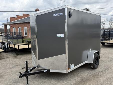 New 2027 US Cargo 6 x 10 Enclosed Trailer Ramp Door with 7FT INTERIOR - Screwless Exterior w/Upgraded Options