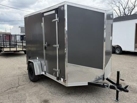 New 2027 US Cargo 6 x 10 Enclosed Trailer Ramp Door with 7FT INTERIOR - Screwless Exterior w/Upgraded Options
