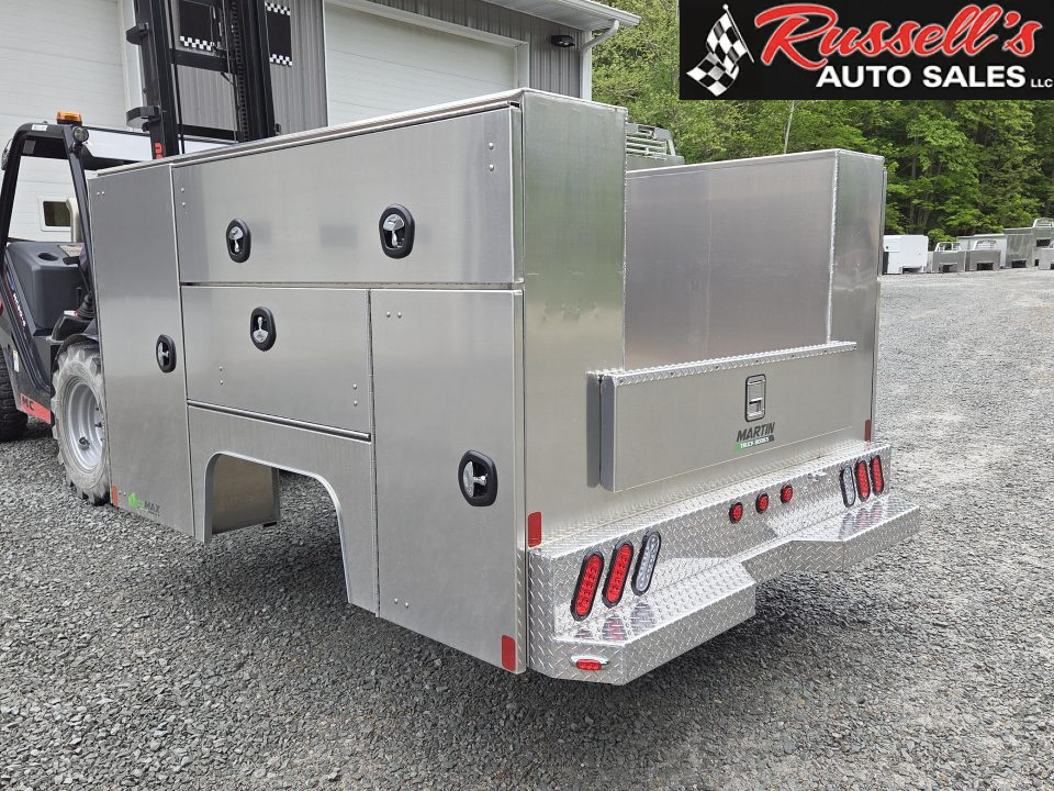 New Martin Truck Bodies Aluminum HSB Service Body 8' SRW HSB 57" Tall Compartments