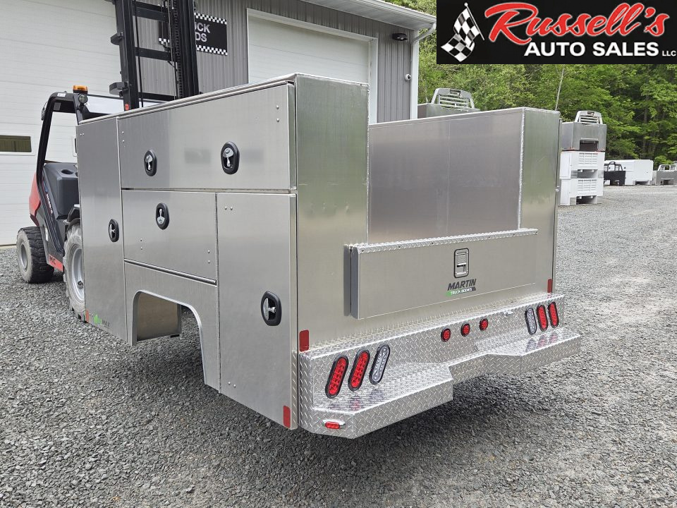 New Martin Truck Bodies Aluminum HSB Service Body 8' SRW HSB 57" Tall Compartments
