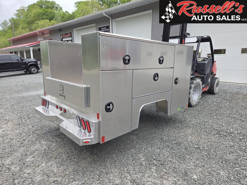 New Martin Truck Bodies Aluminum HSB Service Body 8' SRW HSB 57  Tall Compartments