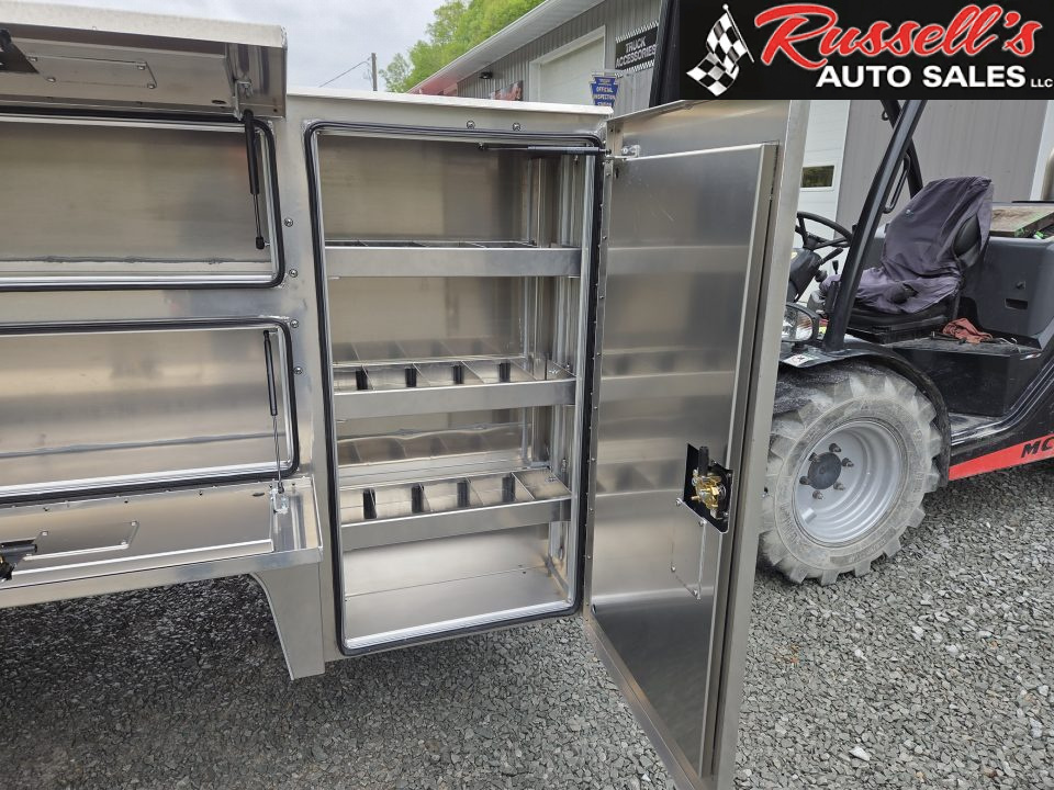 New Martin Truck Bodies Aluminum HSB Service Body 8' SRW HSB 57" Tall Compartments
