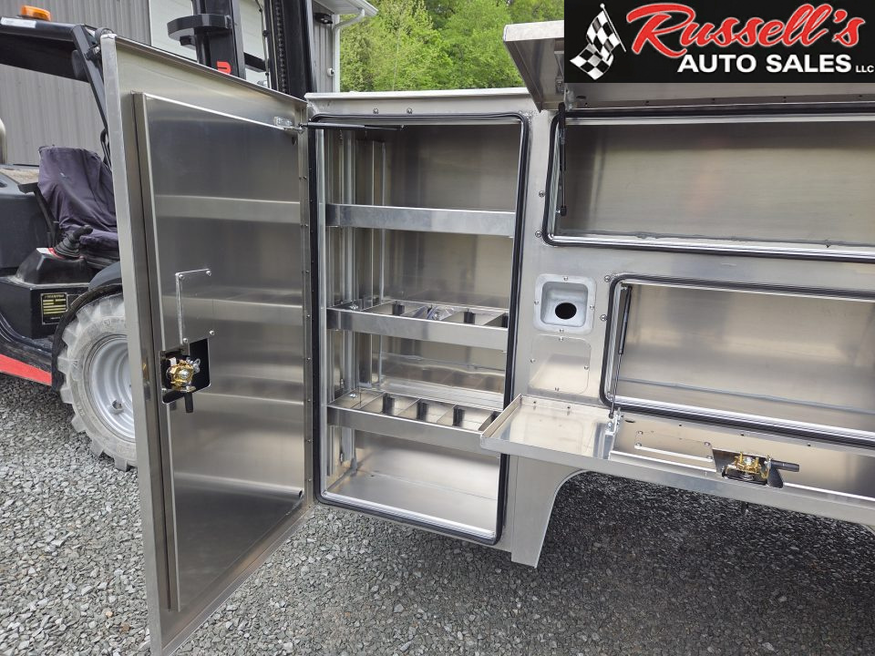 New Martin Truck Bodies Aluminum HSB Service Body 8' SRW HSB 57" Tall Compartments