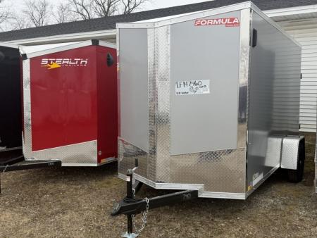 New 2026 FORMULA TRAILERS 6 x 12 Cargo / Enclosed Trailer with 6ft 6in interior Ramp Door Monroe Store Only