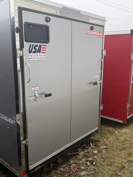 New 2026 FORMULA TRAILERS 6 x 12 Cargo / Enclosed Trailer with 6ft 6in interior Ramp Door Monroe Store Only
