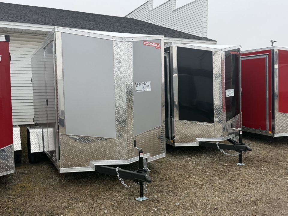 New 2026 FORMULA TRAILERS 6 x 12 Cargo / Enclosed Trailer with 6ft 6in interior Ramp Door Monroe Store Only