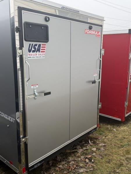 New 2026 FORMULA TRAILERS 6 x 12 Cargo / Enclosed Trailer with 6ft 6in interior Ramp Door Monroe Store Only