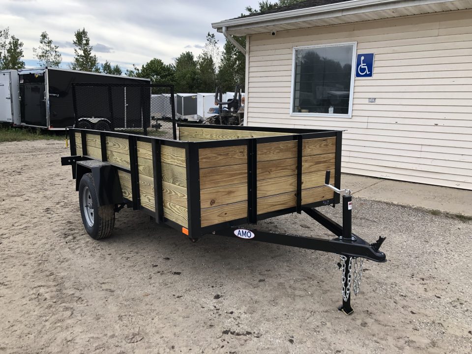 New 2027 AMO 5x10 High Woodside Utility Trailer