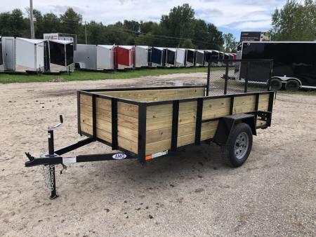New 2027 AMO 5x10 High Woodside Utility Trailer