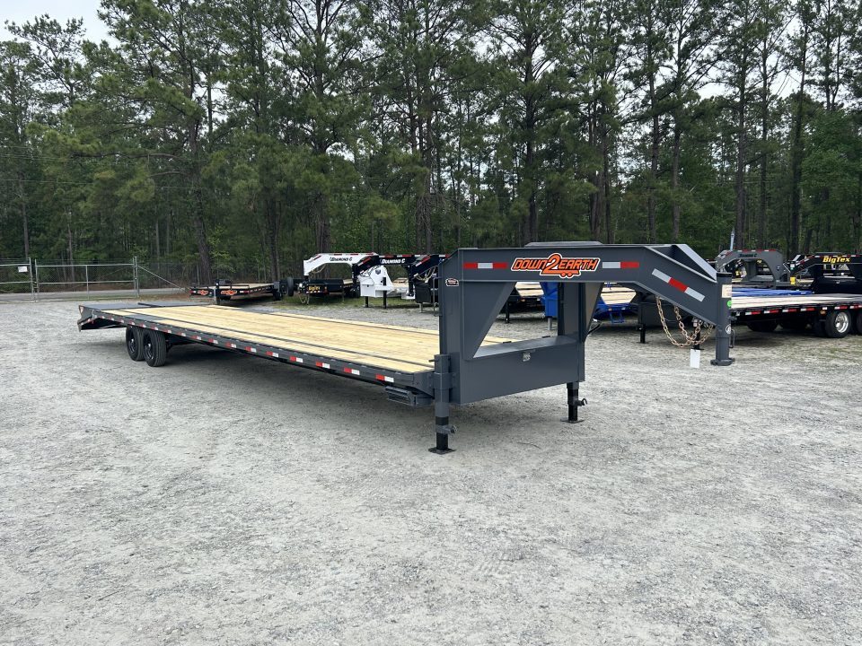 New 2027 Down 2 Earth 8.5x40 (35ft Deck + 5ft Dovetail ) 8K Axles , Max Ramps