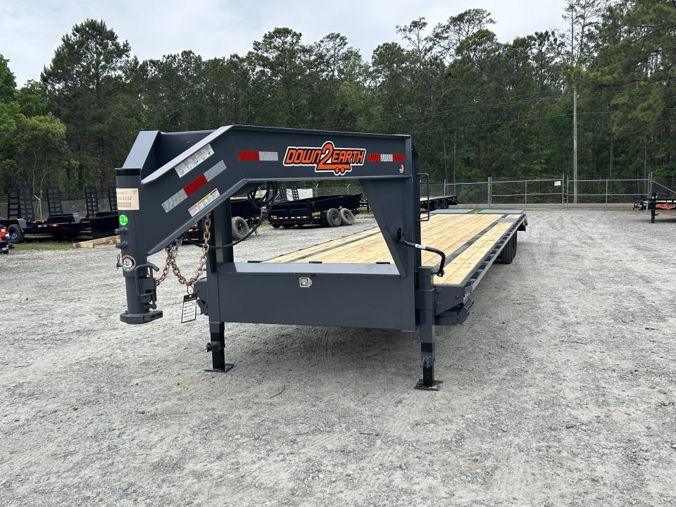 New 2027 Down 2 Earth 8.5x40 (35ft Deck + 5ft Dovetail ) 8K Axles , Max Ramps