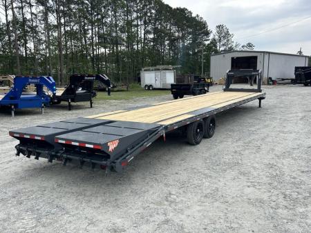 New 2027 Down 2 Earth 8.5x40 (35ft Deck + 5ft Dovetail ) 8K Axles , Max Ramps