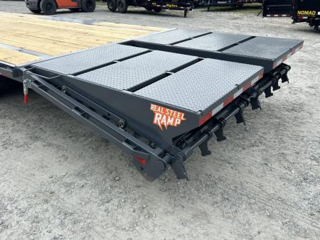 New 2027 Down 2 Earth 8.5x40 (35ft Deck + 5ft Dovetail ) 8K Axles , Max Ramps