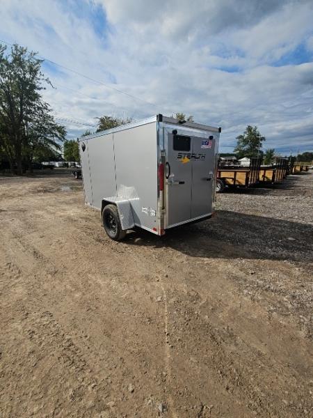 New 2027 Stealth Trailers 5x10 Cargo / Enclosed Trailer W/ Side Door & Ramp Door