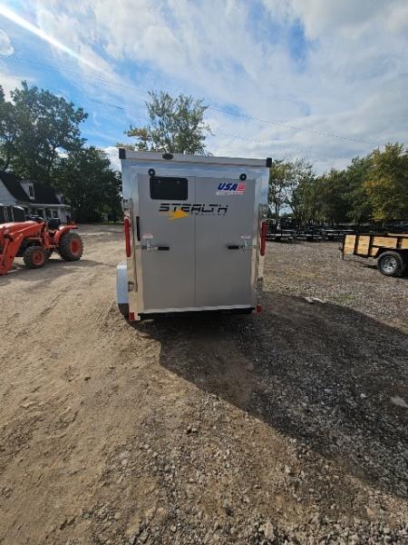 New 2027 Stealth Trailers 5x10 Cargo / Enclosed Trailer W/ Side Door & Ramp Door