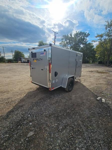 New 2027 Stealth Trailers 5x10 Cargo / Enclosed Trailer W/ Side Door & Ramp Door