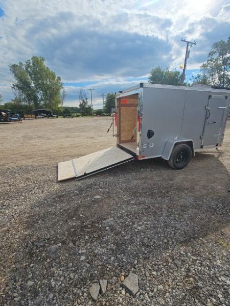 New 2027 Stealth Trailers 5x10 Cargo / Enclosed Trailer W/ Side Door & Ramp Door