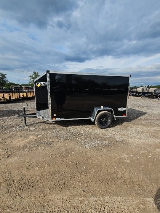 New 2027 Stealth Trailers 5x10 Cargo / Enclosed Trailer W/ Side Door & Ramp Door
