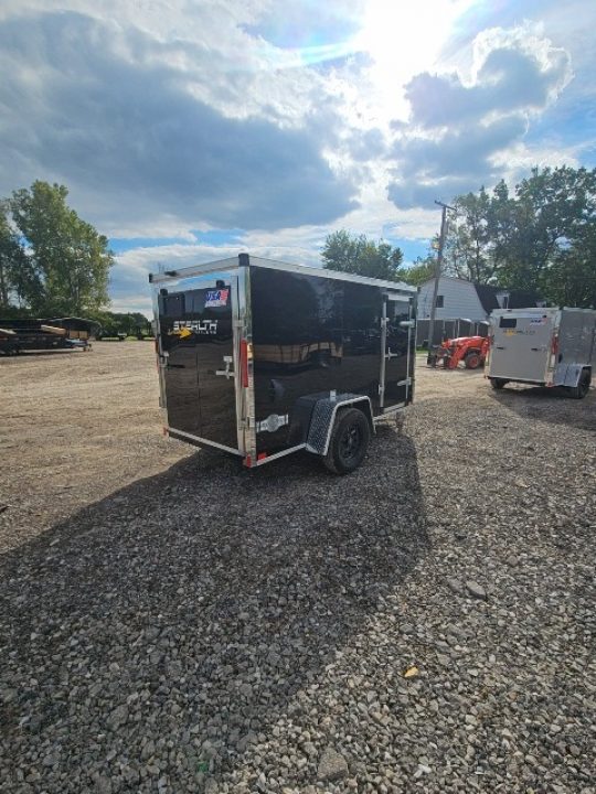 New 2027 Stealth Trailers 5x10 Cargo / Enclosed Trailer W/ Side Door & Ramp Door