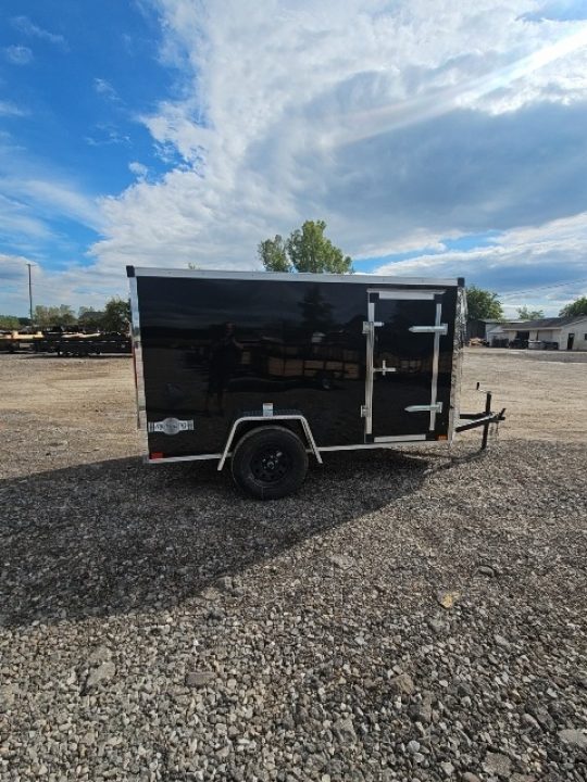 New 2027 Stealth Trailers 5x10 Cargo / Enclosed Trailer W/ Side Door & Ramp Door