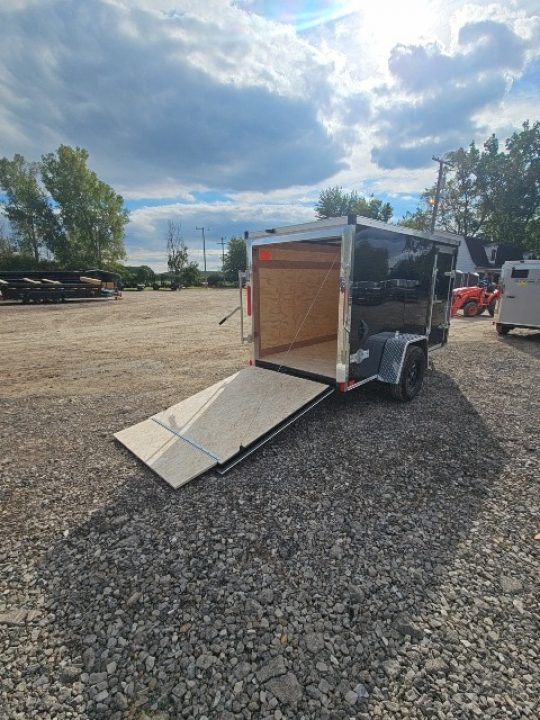 New 2027 Stealth Trailers 5x10 Cargo / Enclosed Trailer W/ Side Door & Ramp Door