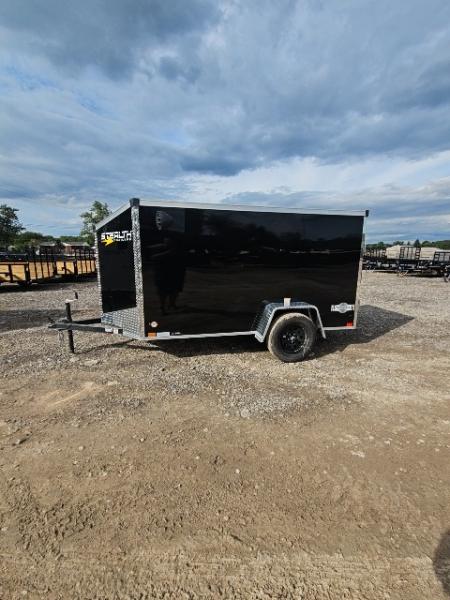 New 2027 Stealth Trailers 5x10 Cargo / Enclosed Trailer W/ Side Door & Ramp Door