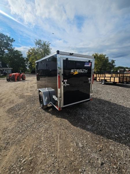 New 2027 Stealth Trailers 5x10 Cargo / Enclosed Trailer W/ Side Door & Ramp Door