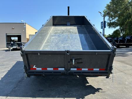 New 2027 Lamar Trailers 83"x16'-14K Telescopic Dump Trailer