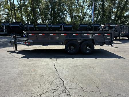 New 2027 Lamar Trailers 83"x16'-14K Telescopic Dump Trailer