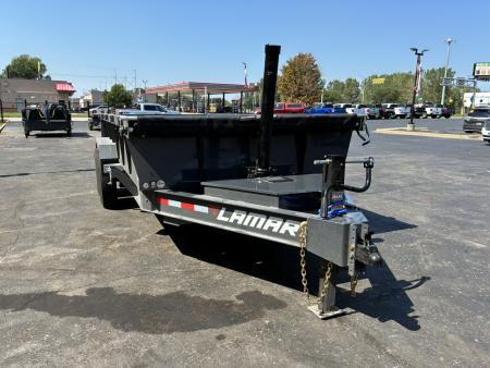 New 2027 Lamar Trailers 83"x16'-14K Telescopic Dump Trailer