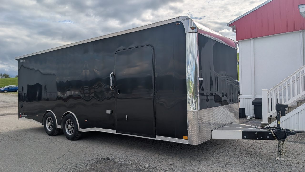 Used 2025 Legend 8.5 x 24 HD ALL ALUMINUM Trailmaster Race Series Car Hauler w/ Ramp Door