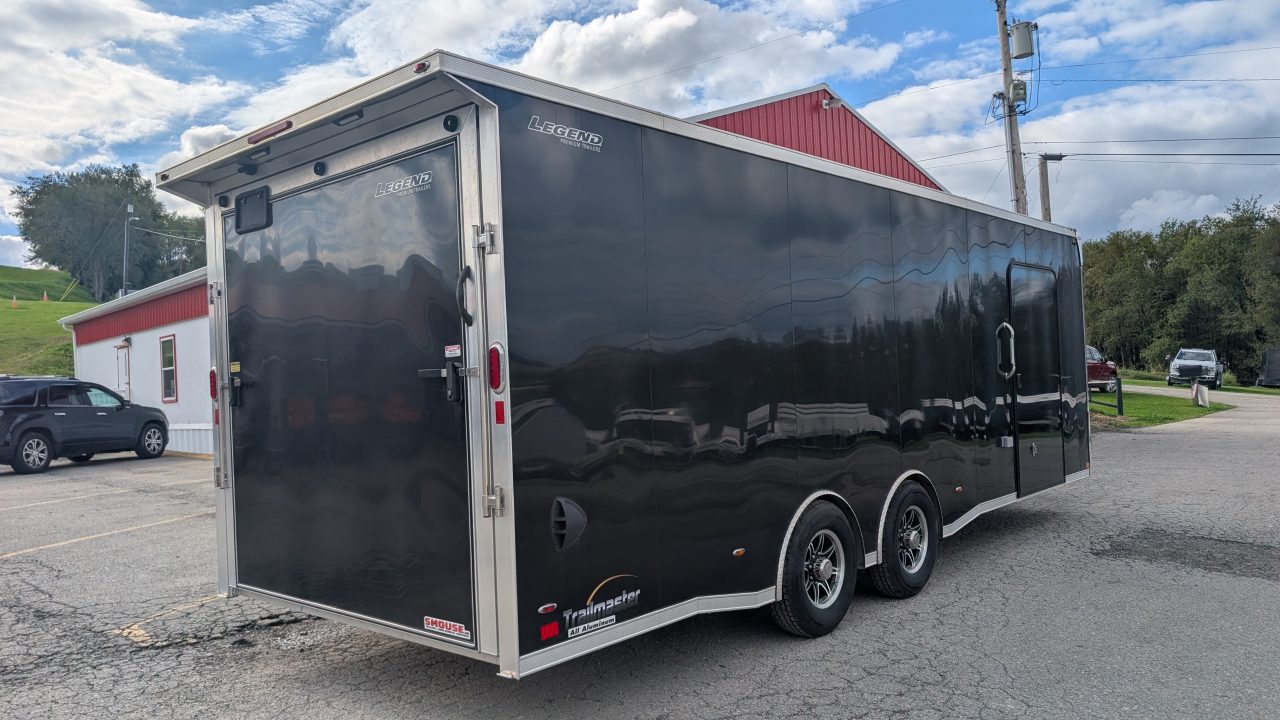 Used 2025 Legend 8.5 x 24 HD ALL ALUMINUM Trailmaster Race Series Car Hauler w/ Ramp Door
