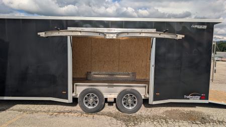 Used 2025 Legend 8.5 x 24 HD ALL ALUMINUM Trailmaster Race Series Car Hauler w/ Ramp Door