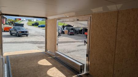 Used 2025 Legend 8.5 x 24 HD ALL ALUMINUM Trailmaster Race Series Car Hauler w/ Ramp Door