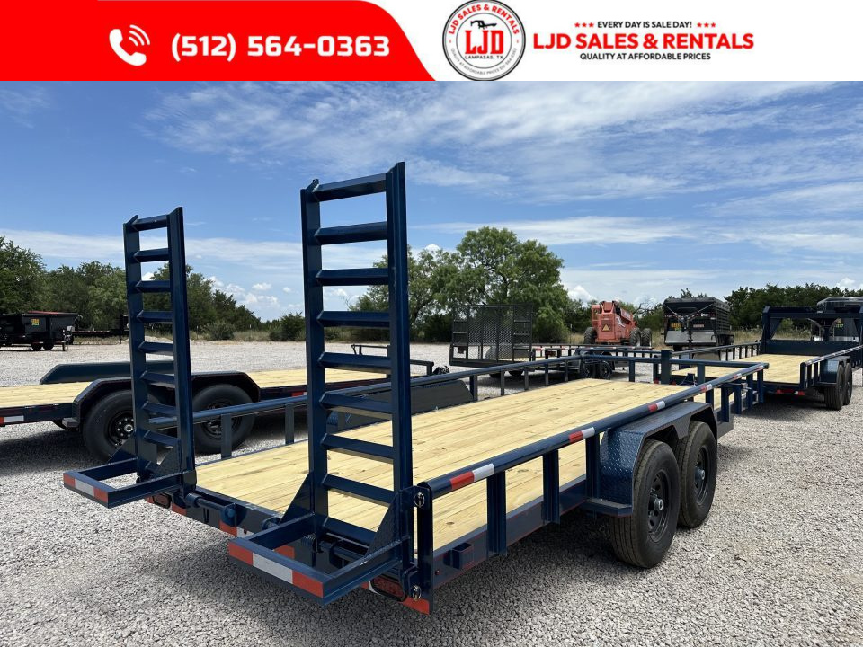 New 2027 Triple R - PIPE TOP - 83" x 20' Equipment Trailer - 14K GVWR