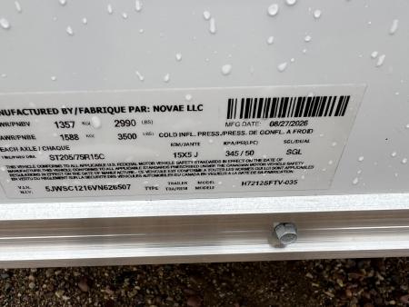 New 2027 H&H Trailers 6 x 12 Enclosed Cargo / Enclosed Trailer
