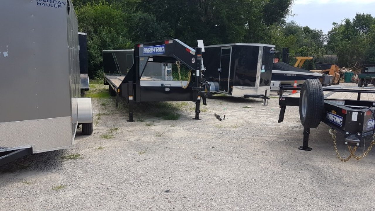 New 2026 Sure-Trac 30 + 5 Goose neck Deckover Trailer