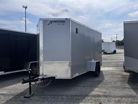 New 2027 Homesteader Trailer 6 X 12 FT CARGO TRAILER 6 FT 6 IN INT HEIGHT WITH RAMP DOOR POLYCORE