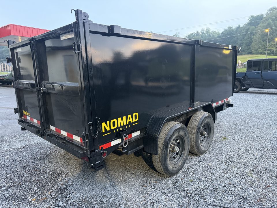 New 2027 Big Tex Trailers 14LXP4 Dump Trailer 4’ side tarp ramps scissor lift