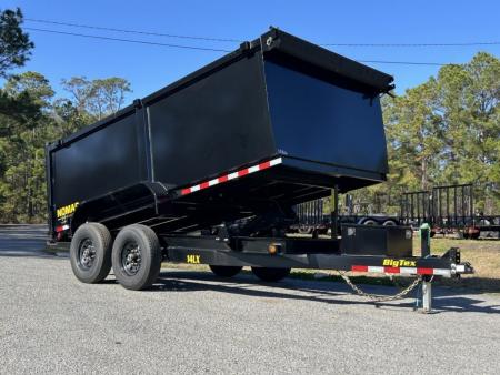 New 2027 Big Tex Trailers 14LXP4 Dump Trailer 4’ side tarp ramps scissor lift