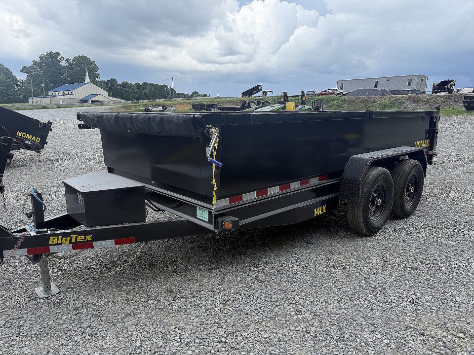 New 2027 Big Tex 14lx Dump Trailer 7x12 SCISSOR LIFT TARP RAMPE , COMBO GATE