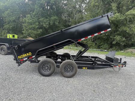 New 2027 Big Tex 14lx Dump Trailer 7x12 SCISSOR LIFT TARP RAMPE , COMBO GATE