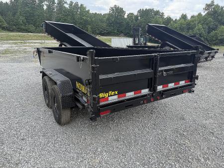 New 2027 Big Tex 14lx Dump Trailer 7x12 SCISSOR LIFT TARP RAMPE , COMBO GATE